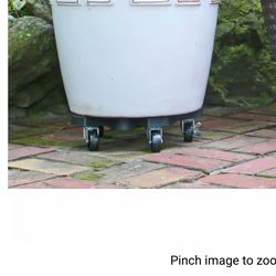 Plant Caddy on Wheels Deck Saver!