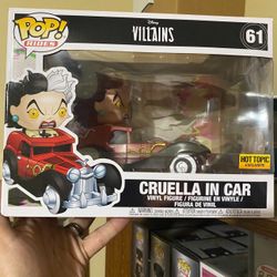 Cruella In Car Funko Pop 