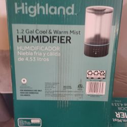 🔴NIB🔴Highland 1.2-Gallons Tabletop Cool/Warm Mist Humidifier-600 Sq.ft NEW