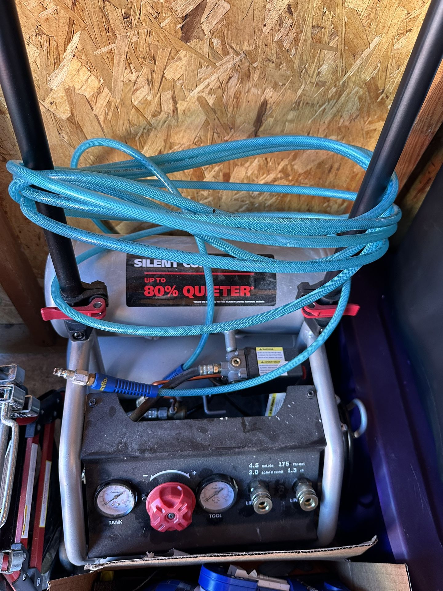 Husky 4.5 gallon air compressor