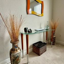 Console Table Desk Moden Glass El Dorado