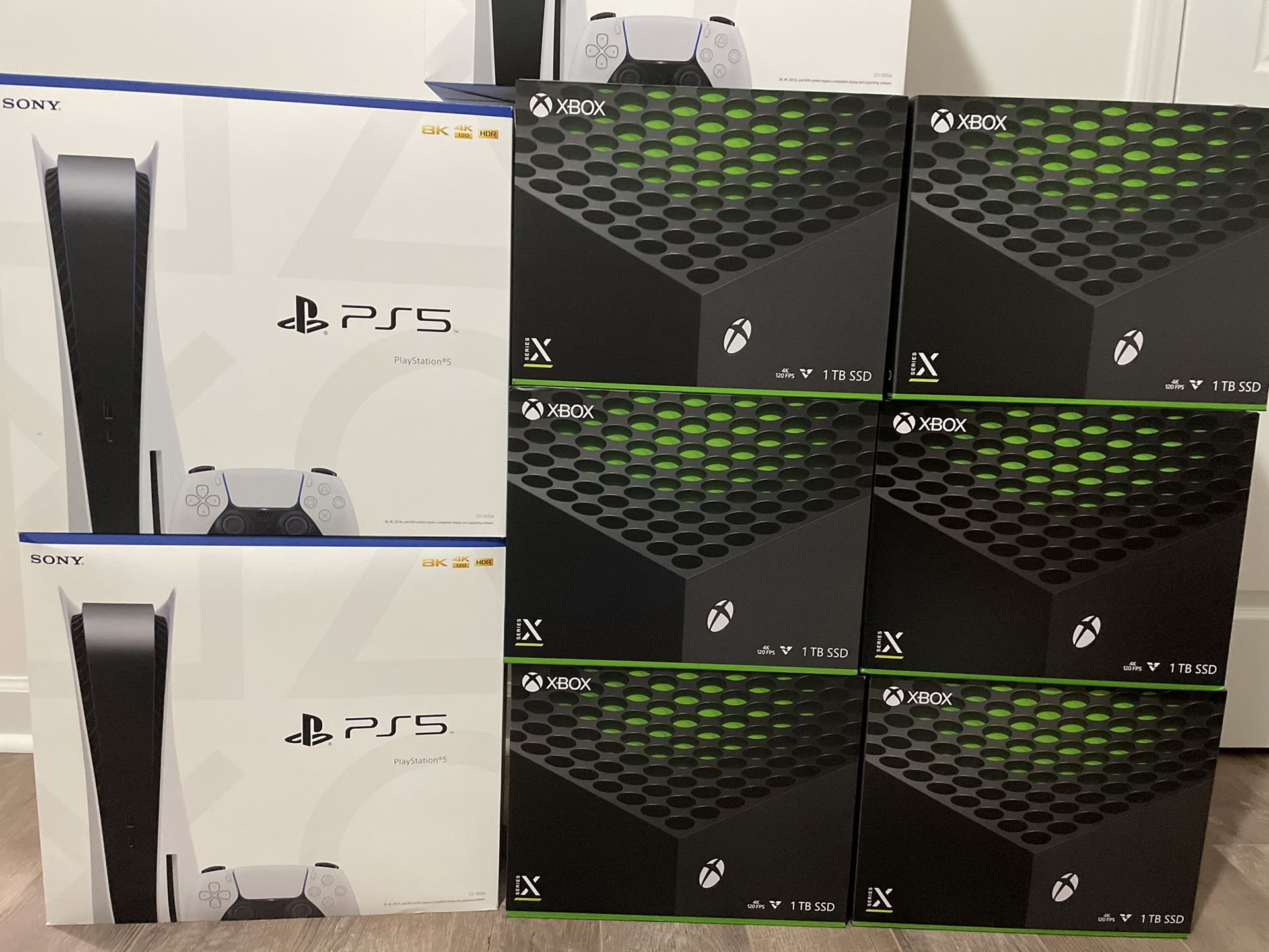 PLAYSTATION 5’S AND XBOXS FOR SALE
