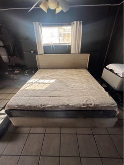 King  Bed Frame with Mattress