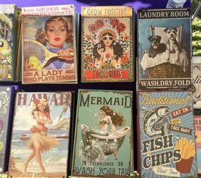 8x12 Tin Art Signs