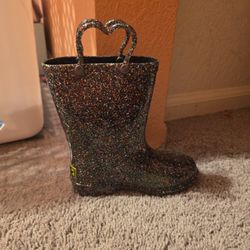 Glitter Light Up Rain Boot