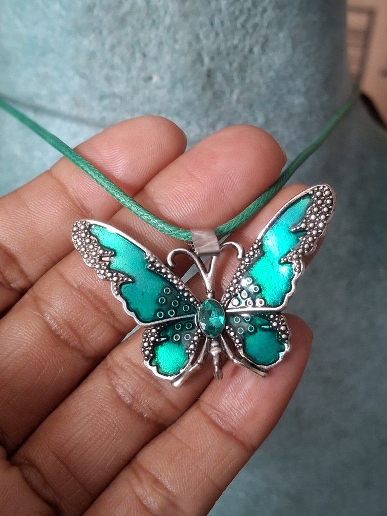 Butterfly Pendant Necklace