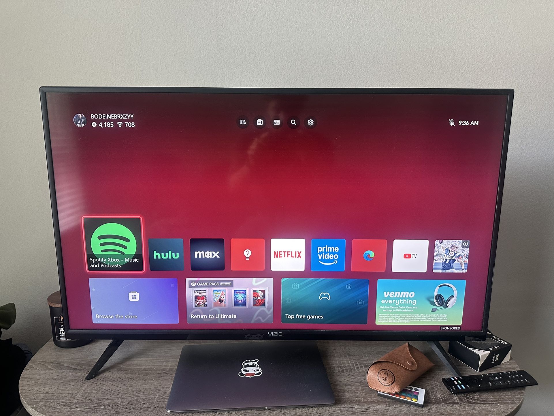 Vizio 4K 40 inch TV 