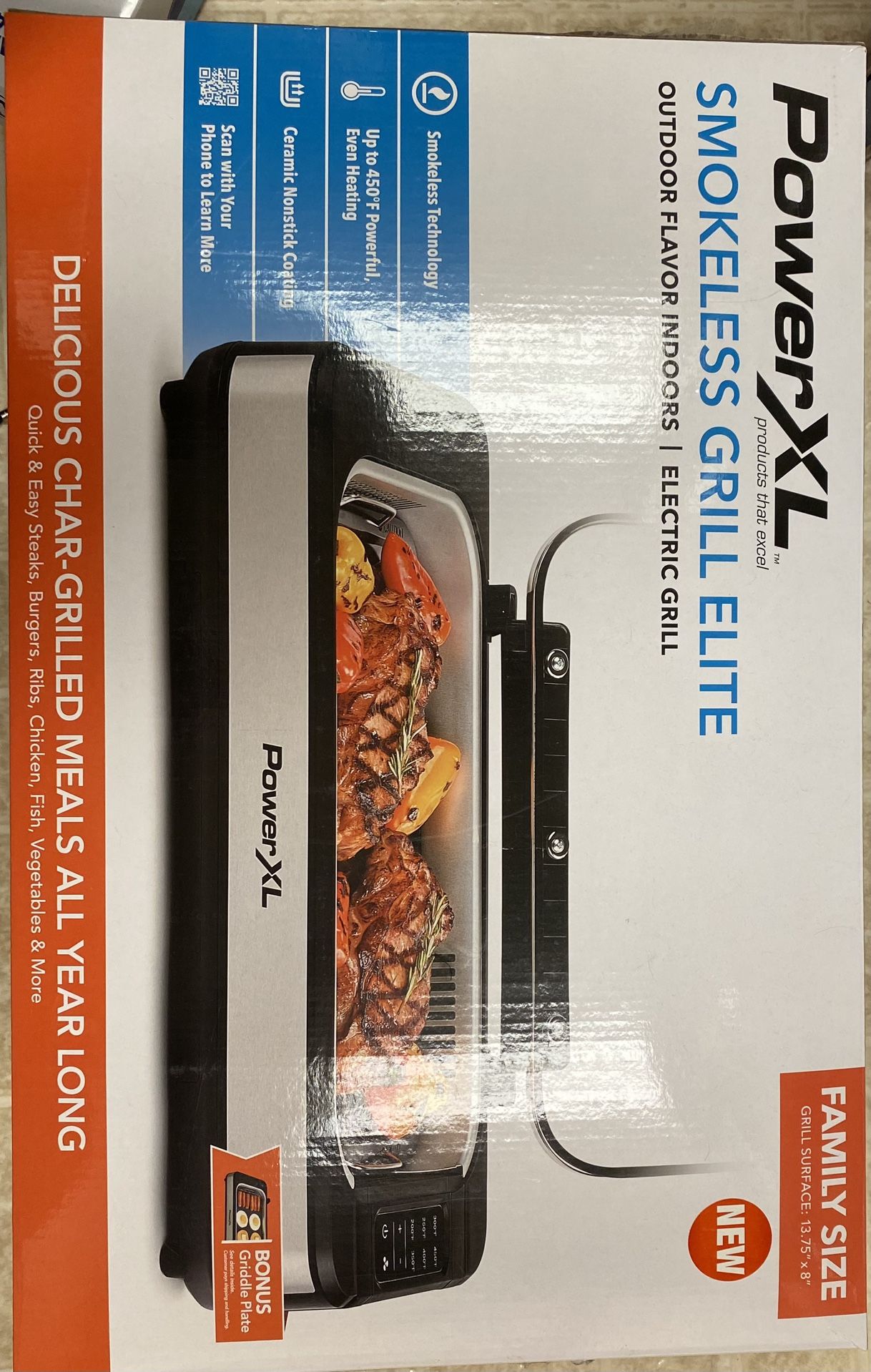 Power XL Smokeless Grill Elite (Family Size)