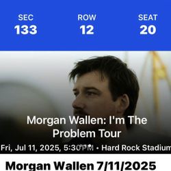 Morgan Wallen Tickets Hard Rock Stadium