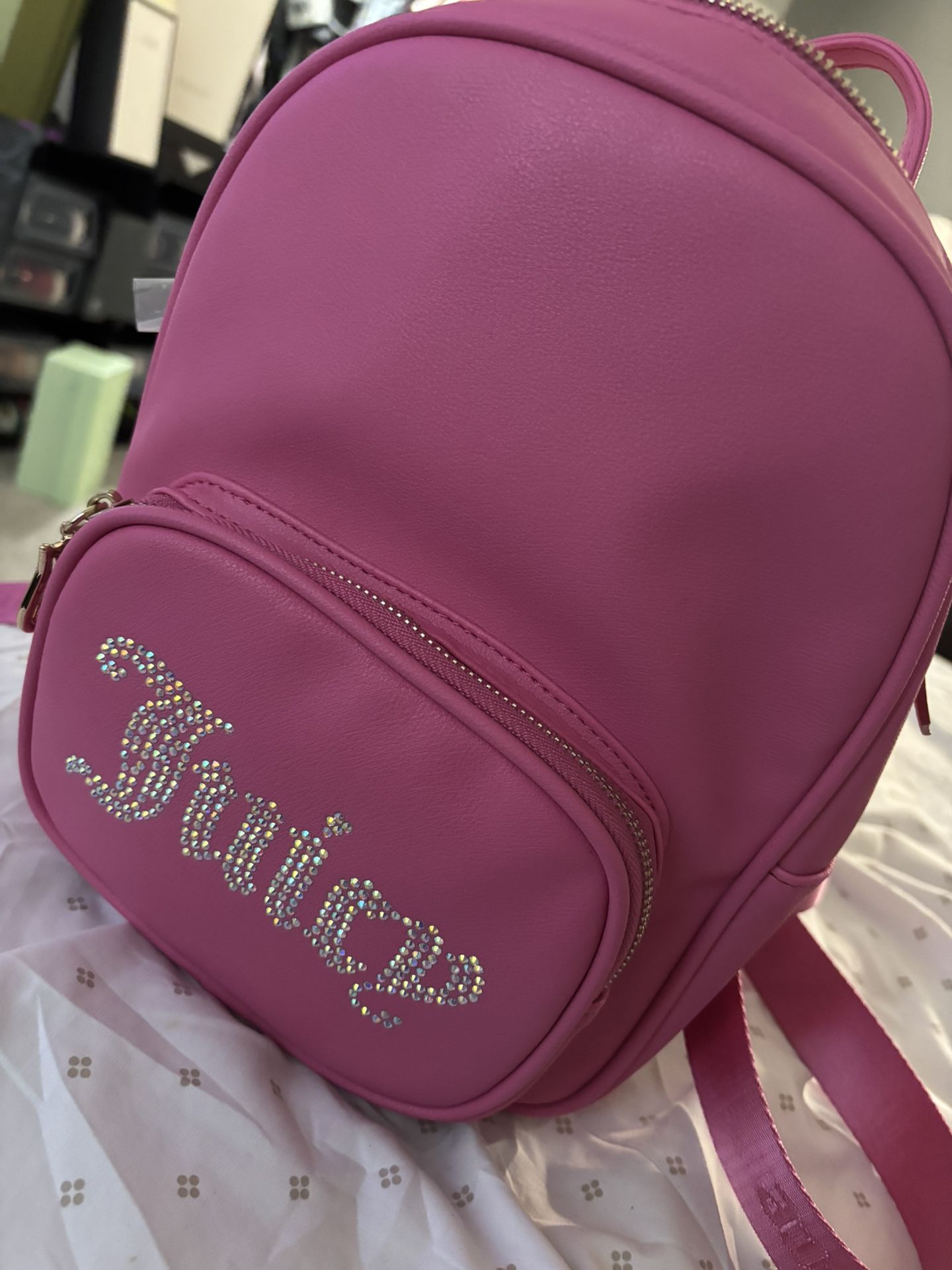 Mini Pink Juicy Couture Backpack 