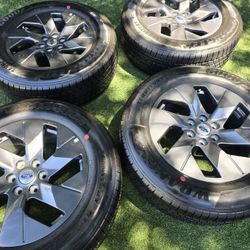 4 2025 FORD F150 20" RIMS&TIRES 