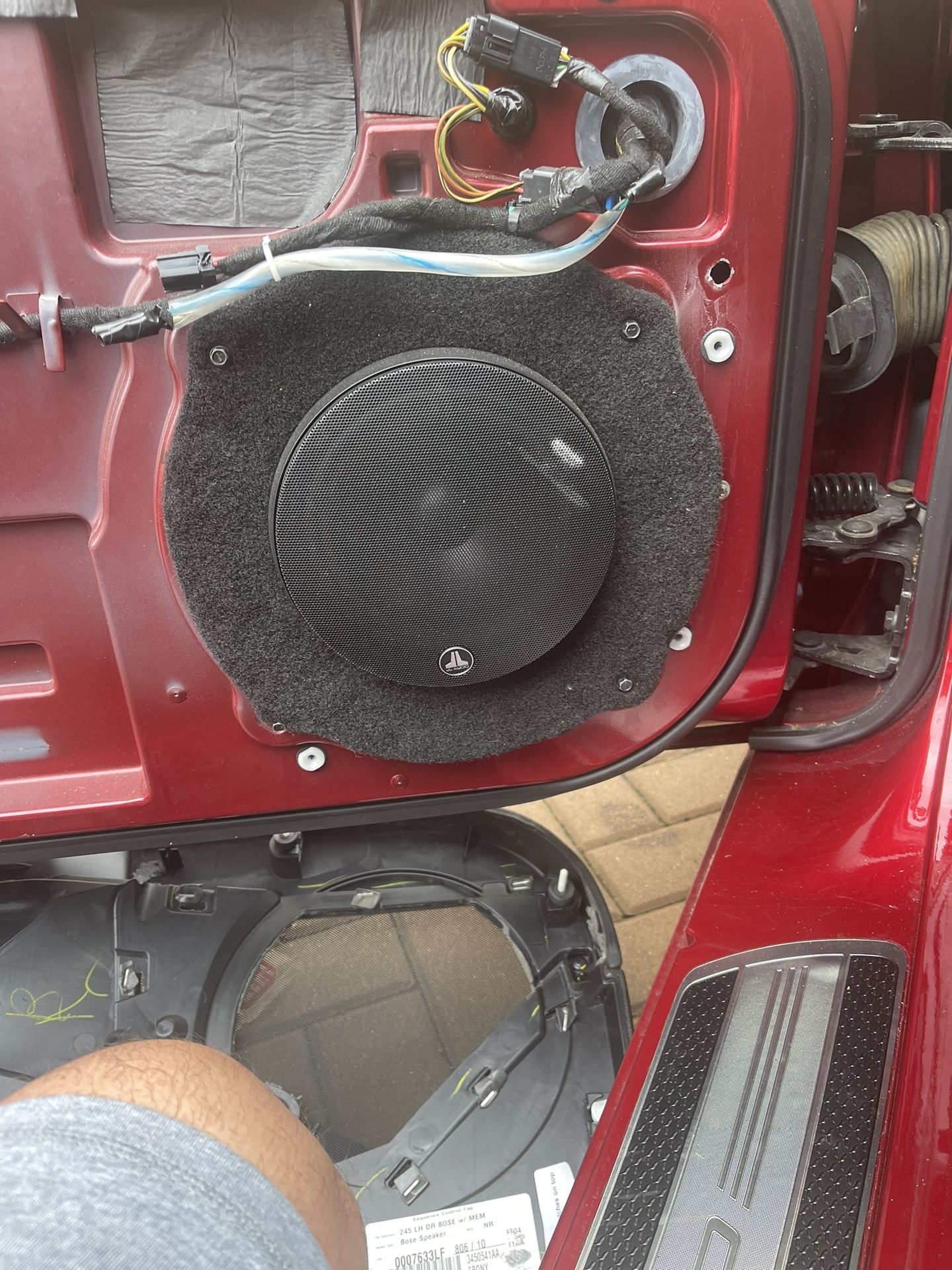CUSTOM JL AUDIO CUSTOM PAINTED FIBERGLASS SUBWOOFER BOX FOR 2 10” JL Subs for Sale in