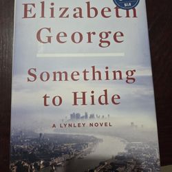 Elizabeth George Something To Hide Book