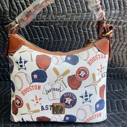 Houston Astros Dooney & Bourke Game Day Hobo Bag new with Tags