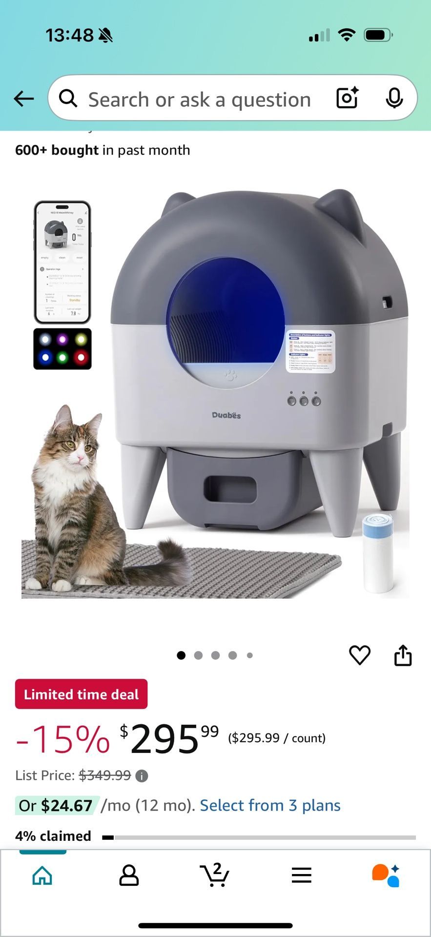 Automatic Cleaning Cat Litter Box
