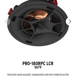 Klipsch PRO-180RPC LCR 5 in stock