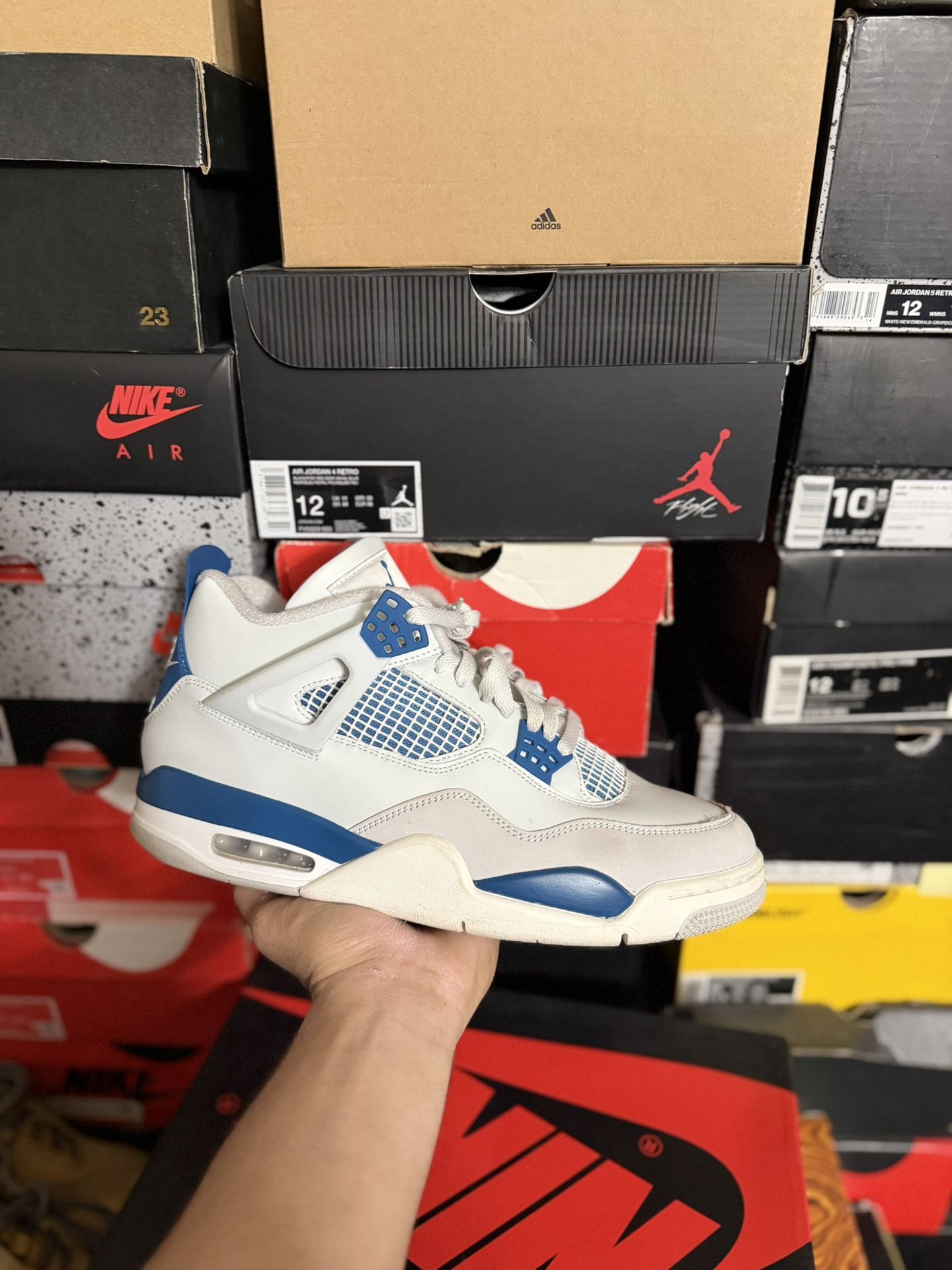 2024 Jordan Military Blue 4s size 10.5 VNDS