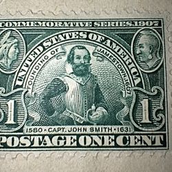 U.S. Postage Stamps Commemorative Set Of Jamestown Exposition 3 Stamp Set