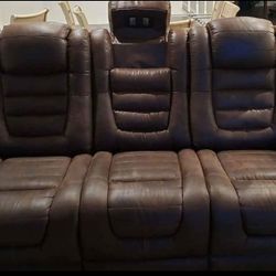 3 Seat Power Recliner Couch