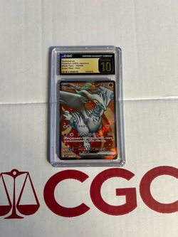 Reshiram ex CGC Pristine 10 Japanese Pokémon Card