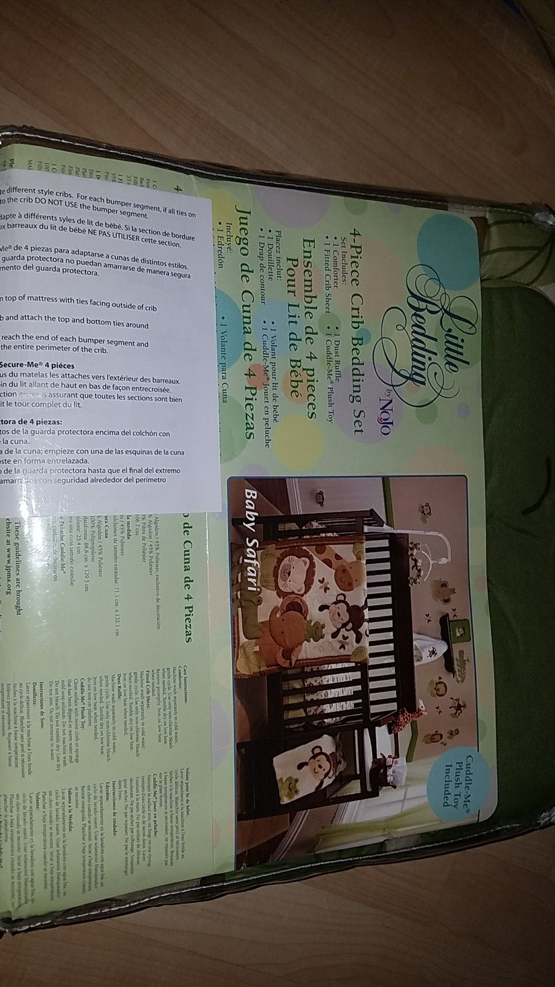 Crib bed set