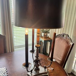 Antique Bronze Lamp- Works