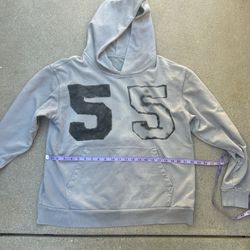 Grey Branded Hoodie