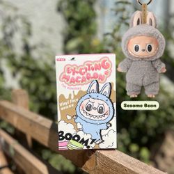 Exciting Macaron Sesame Bean Labubu