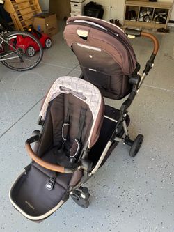 Mockingbird Single-to-Double Stroller 2.0 + 2 Legshades + Large Mockingbird Storage Bag