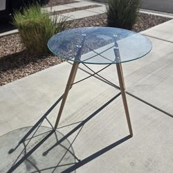 Glass Top Dining Table