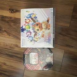 Prismatic Elite Trainer Box And Paldean Fates Charizard Tin