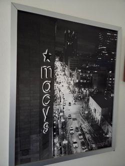 Seattle Macy’s Downtown Framed Photo Print (M. Coghill)