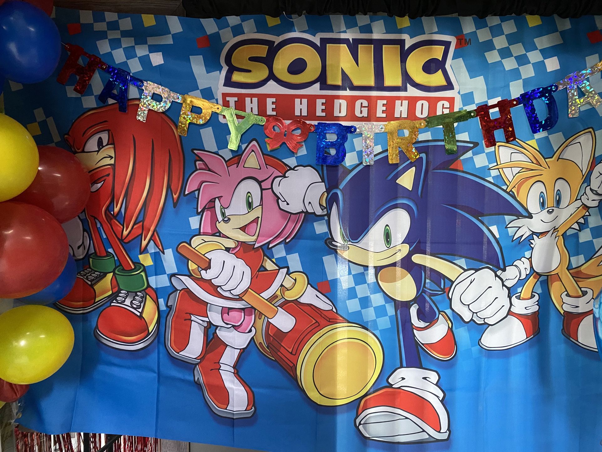 Sonic Birthday Decorations $25