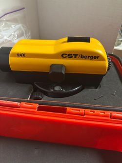 CST/Berger 24X automatic level is mechanically sound and accurate.  Good working condition overall, including case.