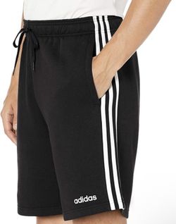 NEVER WORN Adidas 3-Stripes Shorts in Black - Medium
