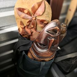 Wood Sculptures Masks Decorations