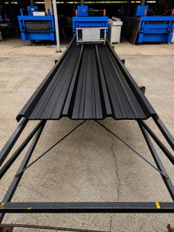 26GA Matte Black Metal Roofing Panels – Custom Cut to Length – Factory Direct