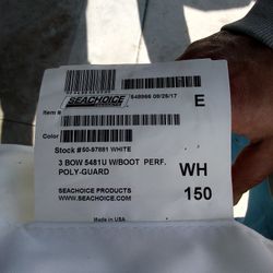 Seachoice 3 Bow 5481u W/ Boot Perf. Poly Guard 