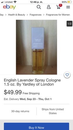 ENGLISH LAVENDER SPRAY COLOGNE