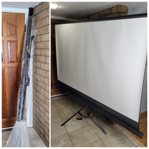 100" PropVue Freestanding Projector Screen