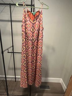 Dress with stripes Sz L