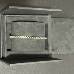 David Yurman Sterling Silver Bracelet Broken Clip