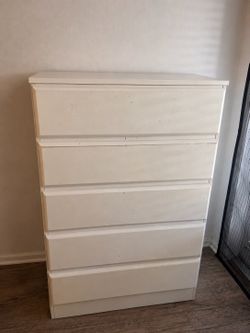 White dresser