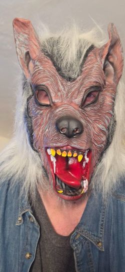 Vintage Style Werewolf Mask – Full Head Horror Halloween Costume