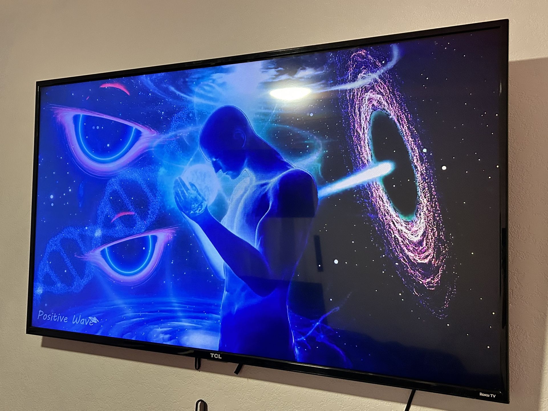 55 Inch Roku Smart Tv Tcl w/ Original Remote