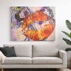 Modern Abstract Pop Art  - Colorful Lips And Faces