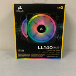 Consair LL Series LL140 RGB 140mm Dual Light Loop RGB LED PWM Fan Single Pack                 Pg
