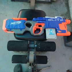 Nerf Hyperfire Nef Gun With Clip And Ammo