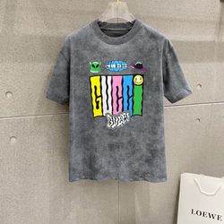 Gucci Grey Summer T-shirt New 