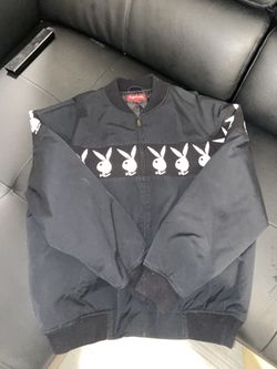 Supreme Playboy Crew Jacket Black Large for Sale in Princeton, FL